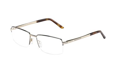 Image of Jaguar 33151 Single Vision Prescription Eyeglasses, Brown/Gold Frame, JG33151600SV