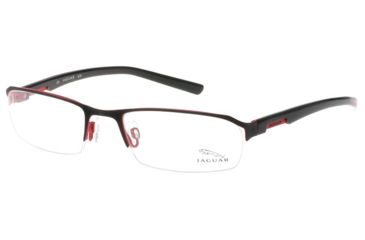 Image of Jaguar 33513 Bifocal Prescription Eyeglasses, Black/Red Frame, JG35313452BI