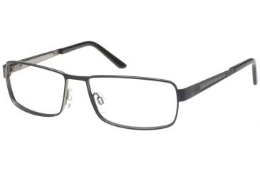 Image of Jaguar 35038 Mens Eyeglasses, Matte Blue-Gunmetal, 57-16-140 35038-835