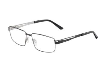 Image of Jaguar 35042 Progressive Prescription Eyeglasses, Black/Silver Frame, JG35042610PR