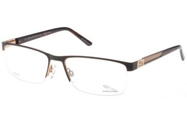 Image of Jaguar 35044 Bifocal Prescription Eyeglasses, Chocolate/Gold Frame, JG35044909BI