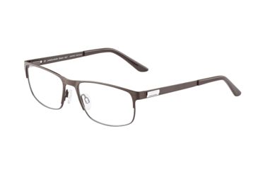 Image of Jaguar 35045 Progressive Prescription Eyeglasses, Dark Brown/Silver Frame, JG350451016PR