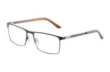 Image of Jaguar 35047 Progressive Prescription Eyeglasses, Navy/Rust Frame, JG350471066PR