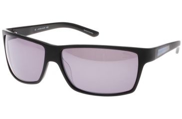 Image of Jaguar 37115 Mens Sunglasses, Mat Black-Blue/Grey Lenses, 64-14-130 37115-8840