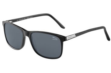 Image of Jaguar 37118 Single Vision Prescription Sunglasses, Matte Black Frame, JG371186100SV