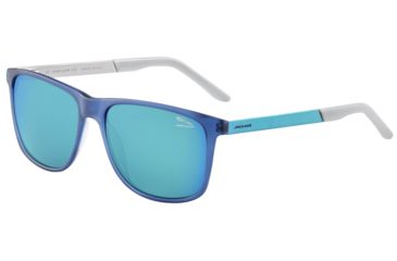 Image of Jaguar 37162 Progressive Prescription Sunglasses, Matte Blue/Aqua Frame, JG371626259PR