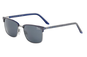 Image of Jaguar 37257 Sunglasses, Blue-Crystal, Mirror Lenses, 56/16-140, 37257-4818