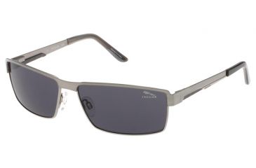 Image of Jaguar 37331 Mens Sunglasses, Silver/ Grey Lenses, 61-14-135 37331-650