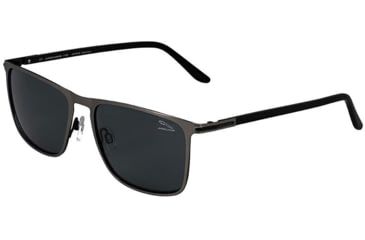 Image of Jaguar 37361 Sunglasses, Grey-Black, Polarized Lenses, 56-17-145, 37361-6500