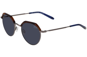 Image of Jaguar 37464 Sunglasses, Grey-Brown-Blue Frame, Mirror Lens, 51-22-145, JG37464516500