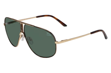 Image of Jaguar 37502 Sunglasses, Gold Brown Frame, Polarized Lens, 63-9-140, JG37502636000
