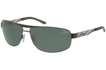 Image of Jaguar 37525 Sunglasses, with Black 610 Frame, and Grey Polarized Lenses 37525-610 37525-610