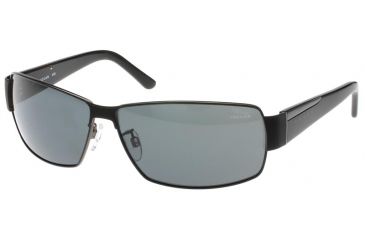 Image of Jaguar 37537 Progressive Gunmetal-Black Frame,Grey Polarized Lenses Mens Sunglasses 37537-610PROG