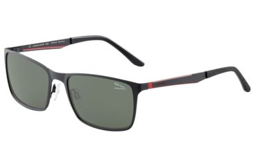 Image of Jaguar 37565 Progressive Prescription Sunglasses, Deep Grey/Red Frame, JG375656100PR