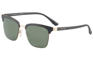 Image of Jaguar 37577 Sunglasses - Mens, Black/Gold, 52/19/140, JG375776000