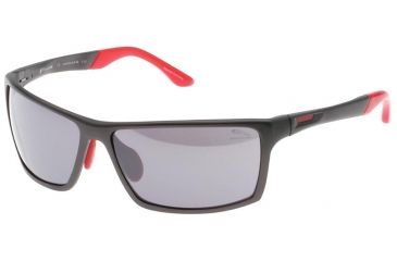 Image of Jaguar 37713 Sunglasses, Male, Grey-Red/Nano Grey Lenses, 63-14-130 37713-650