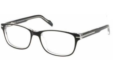 Image of Jaguar 39112 Bifocal Prescription Eyeglasses, Black/Crystal Frame, JG391128738BI