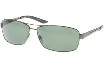 Image of Jaguar 39703 Sunglasses - Gunmetal; Green Lenses (420)