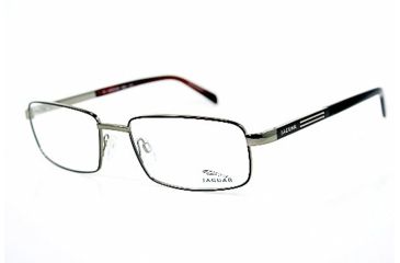 Image of Jaguar Eyeglasses 33032 with No-Line Progressive Rx Prescription Lenses, Select Frame Color Silver-Black Frame