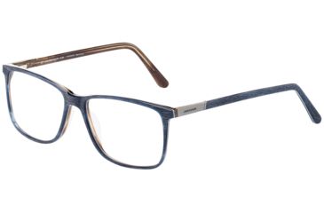Image of Jaguar 31025 Eyeglasses, Mens, Denim-Brown, 56-16-145, JG310254522