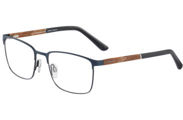 Image of Jaguar 33091 Eyeglasses, Mens, Navy-Rust Horn, 55-18-140, JG330911111