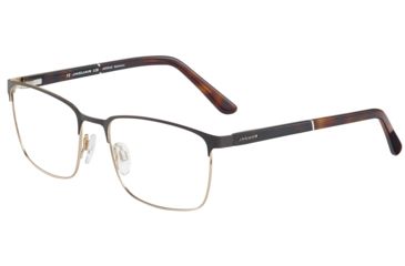 Image of Jaguar 33091 Eyeglasses, Mens, Dark Brown-Gold-Demi Amber, 55-18-140, JG330915100