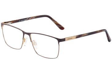 Image of Jaguar 33092 Eyeglasses, Mens, Brown-Gold, 60-16-145, JG330921087
