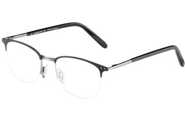 Image of Jaguar 33705 Eyeglasses, Mens, Black-Silver, 52-19-140, JG337056100