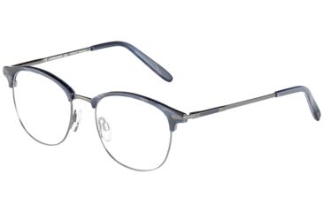 Image of Jaguar 33706 Eyeglasses, Mens, Blue Horn-Gunmetal, 52-18-140, JG337066808