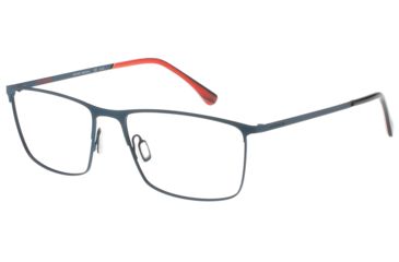 Image of Jaguar 33820 Eyeglasses, Mens, Navy-Orange, 56-17-140, JG338201118