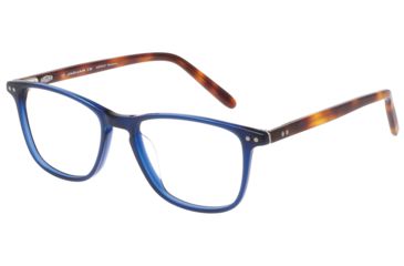 Image of Jaguar Spirit 31706 Eyeglasses, Mens, Dark Blue-Demi Amber, 52-17-145, JG317068858
