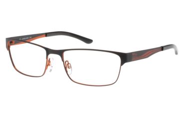 Image of Jaguar Spirit 33561 Mens Eyeglasses, Matte Navy-Orange, 55-17-140 33561-861
