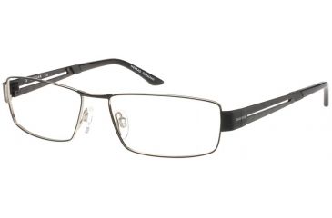 Image of Jaguar Spirit Single Vision 33540 Black-Silver Mens Eyeglasses 33540-610RX