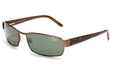 Image of Jaguar Polarized Lenses Sunglasses 39704, Jaguar 39704 Sunglasses Styles Brown Frame / Green Polarized Lenses