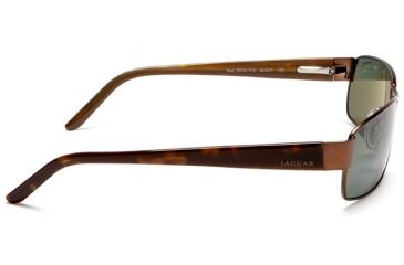 Image of Jaguar Polarized Lenses Sunglasses 39704, Jaguar 39704 Sunglasses Styles Brown Frame / Green Polarized Lenses