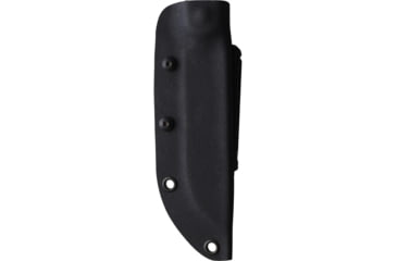 Image of Jason Perry Blade Works Puukko Fixed Blade Knife, 9.5in Overall, 4.75in Black Powder Coated 1095HC Steel Blade, Burlap Micarta Handle, Kydex Sheath, 204-MICARTA-BURLAP