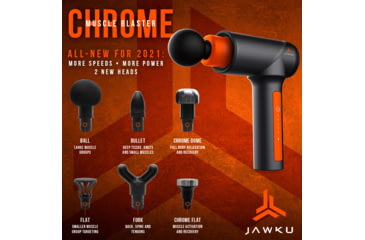 Image of Jawku Chrome Muscle Blaster, Black/Orange, MB-Chrome