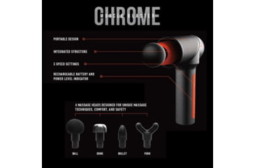 Image of Jawku Chrome Muscle Blaster, Black/Orange, MB-Chrome