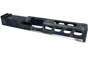 Image of JCS Weapon Designs G17 Bonesaw Slide, RMR Cut, Glock 17, Multicam Black, G17-BSS-RMR-MCB