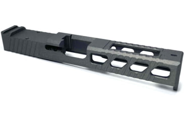 Image of JCS Weapon Designs G17 Bonesaw Slide, RMR Cut, Glock 17, Tungsten, G17-BSS-RMR-TUN