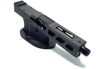 Image of JCS Weapon Designs G19 Bonesaw Slide, RMR Cut, Glock 19, Graphite Black, G19-BSS-RMR-BLK