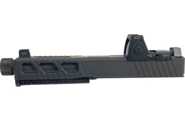 Image of JCS Weapon Designs G19 Bonesaw Slide, RMR Cut, Glock 19, Graphite Black, G19-BSS-RMR-BLK