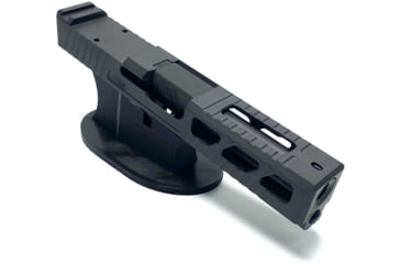 Image of JCS Weapon Designs G19 Bonesaw Slide, RMR Cut, Glock 19, Graphite Black, G19-BSS-RMR-BLK