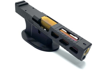Image of JCS Weapon Designs G19 Bonesaw Slide, RMR Cut, Glock 19, Graphite Black, G19-BSS-RMR-BLK