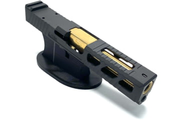 Image of JCS Weapon Designs G19 Bonesaw Slide, RMR Cut, Glock 19, Graphite Black, G19-BSS-RMR-BLK