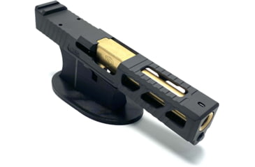 Image of JCS Weapon Designs G19 Bonesaw Slide, RMR Cut, Glock 19, Graphite Black, G19-BSS-RMR-BLK
