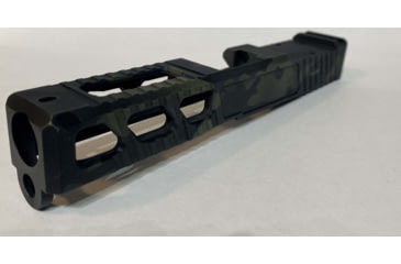 Image of JCS Weapon Designs G19 Bonesaw Slide, RMR Cut, Glock 19, Multicam Black, G19-BSS-RMR-MCB