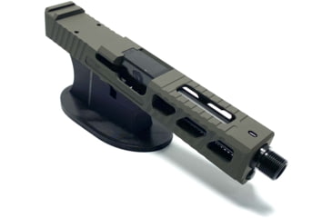 Image of JCS Weapon Designs G19 Bonesaw Slide, RMR Cut, Glock 19, OD Green, G19-BSS-RMR-ODG
