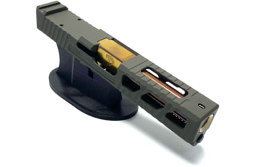 Image of JCS Weapon Designs G19 Bonesaw Slide, RMR Cut, Glock 19, OD Green, G19-BSS-RMR-ODG