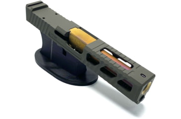 Image of JCS Weapon Designs G19 Bonesaw Slide, RMR Cut, Glock 19, OD Green, G19-BSS-RMR-ODG